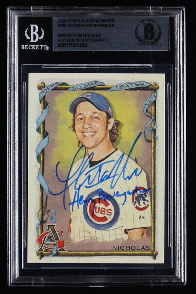 Thomas Ian Nicholas Signed 2023 Topps Allen & Ginter #285 RC Inscribed "Henry Rowengartner" (Beckett)