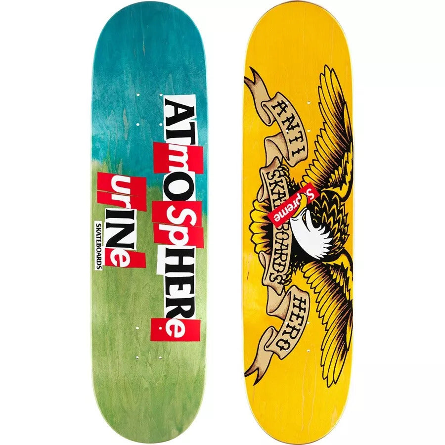 Supreme ANTIHERO Skateboard Deck Green/Yellow