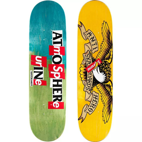 Supreme ANTIHERO Skateboard Deck Green/Yellow