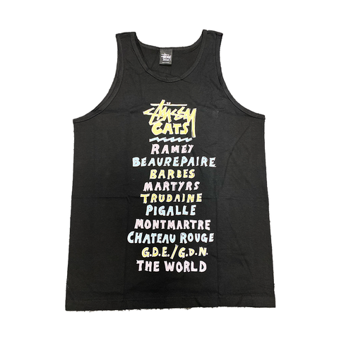 Stüssy Cats Black Tank