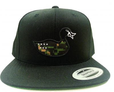 PREP COTERIE DIGITAL DUCK CAMO SNAPBACK - BLACK
