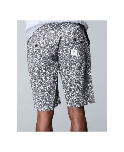 Crooks & Castles Cabela Camo Shorts Grey