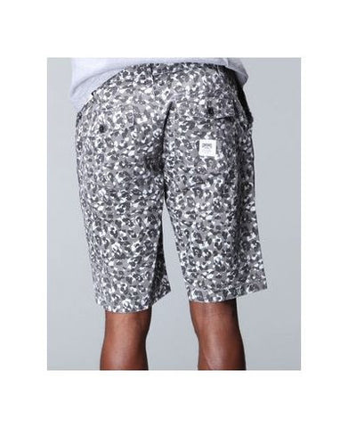 Crooks & Castles Cabela Camo Shorts Grey