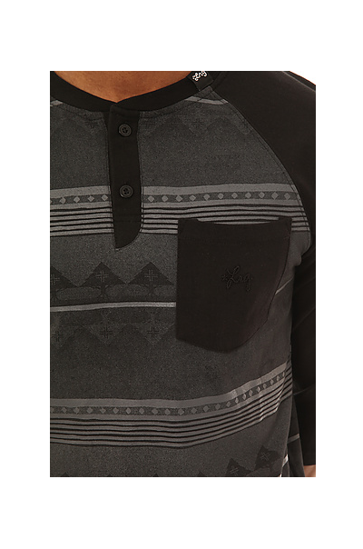 LRG Disorderlies Henley Raglan