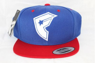 Famous Stars And Straps Ball Player New Era Snap Back Royal Blue