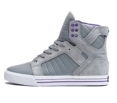 Supra Skytop Suede Grey Purple dropcents