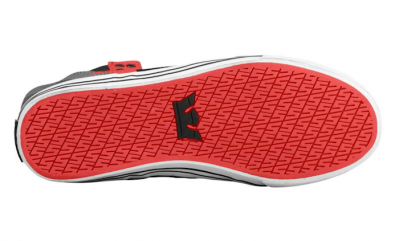Supra Skytop Black Grey Red